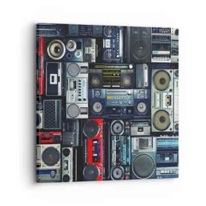 Obraz na plátně - Stesk po 80. letech - 30x30 cm