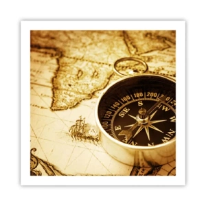 Plakát - Na východ nebo na západ? - 60x60 cm