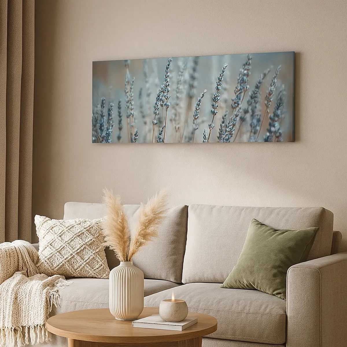 Obraz na plátně - Voňavý lán - 30x30 cm