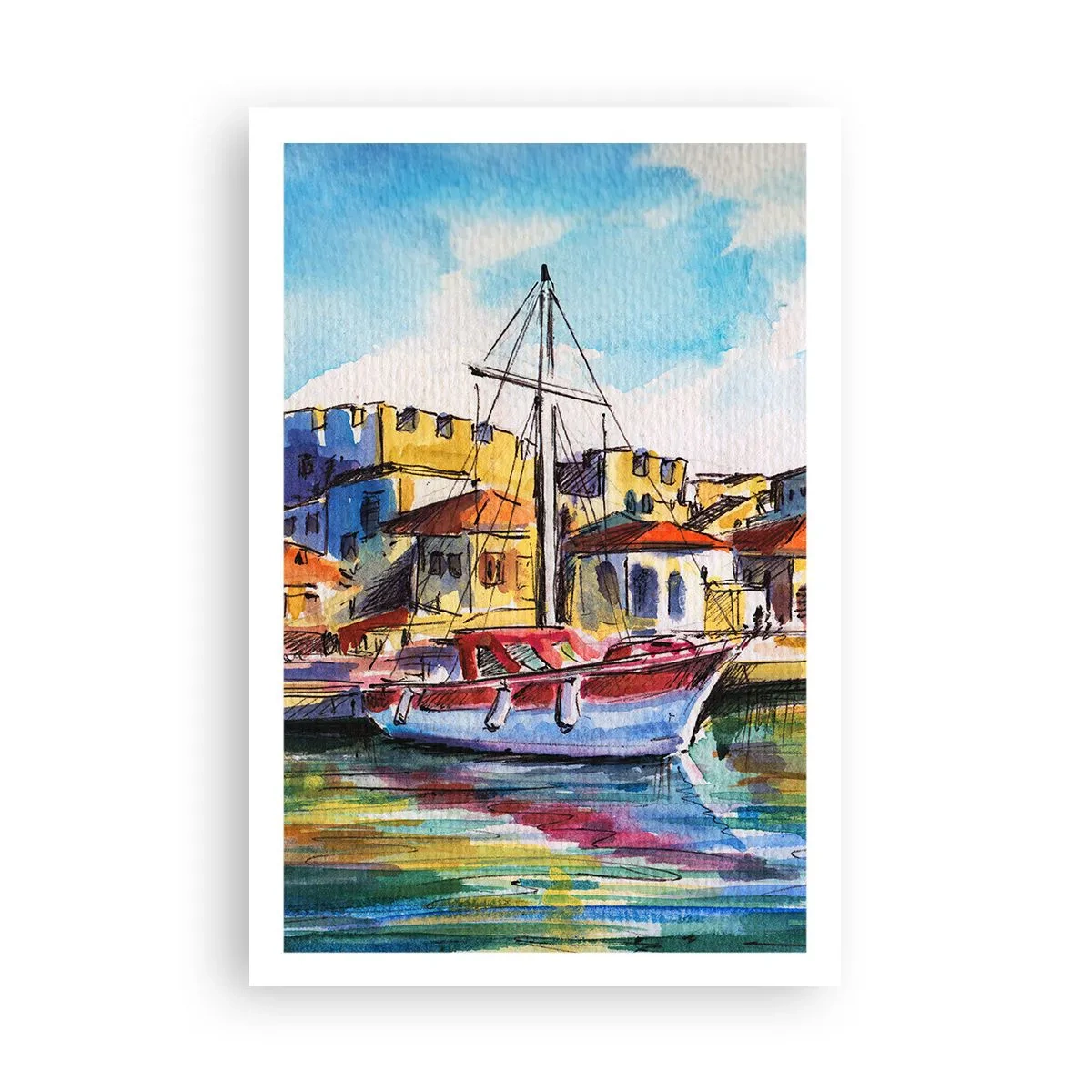 Plakát - Duhové odpoledne - 61x91 cm