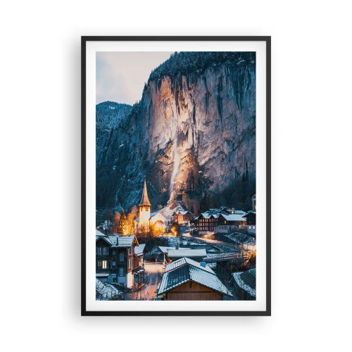 Plakát v černém rámu - Světlý duch zimy - 61x91 cm