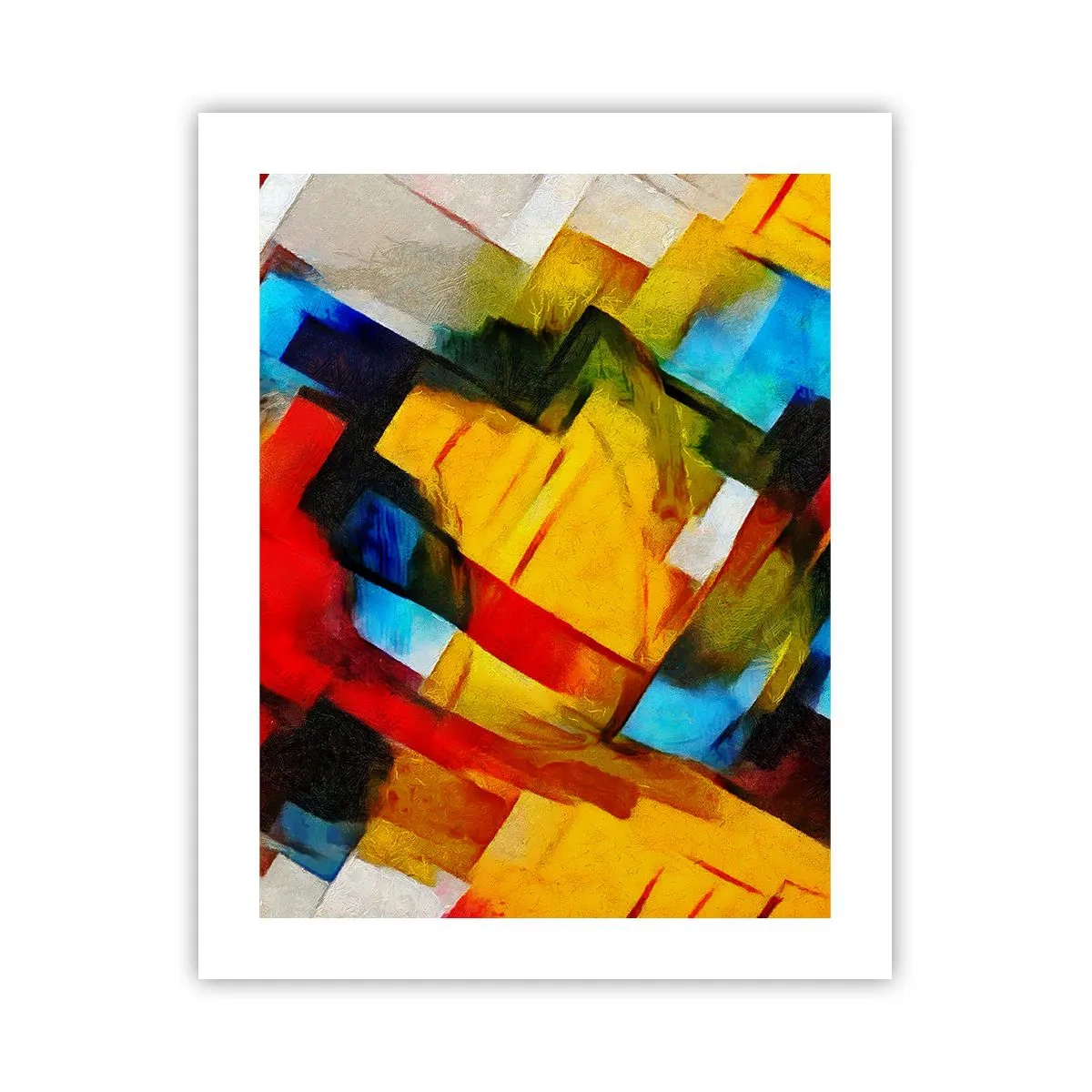 Plakát - Vícebarevné vrstvy - 40x50 cm