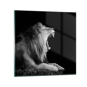 Obraz na skle - Bez nejmenších pochyb - 30x30 cm