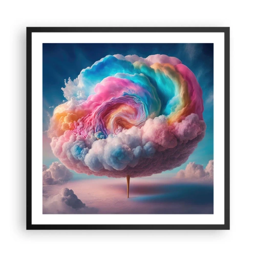 Plakát v černém rámu - Sen o zábavním parku - 60x60 cm