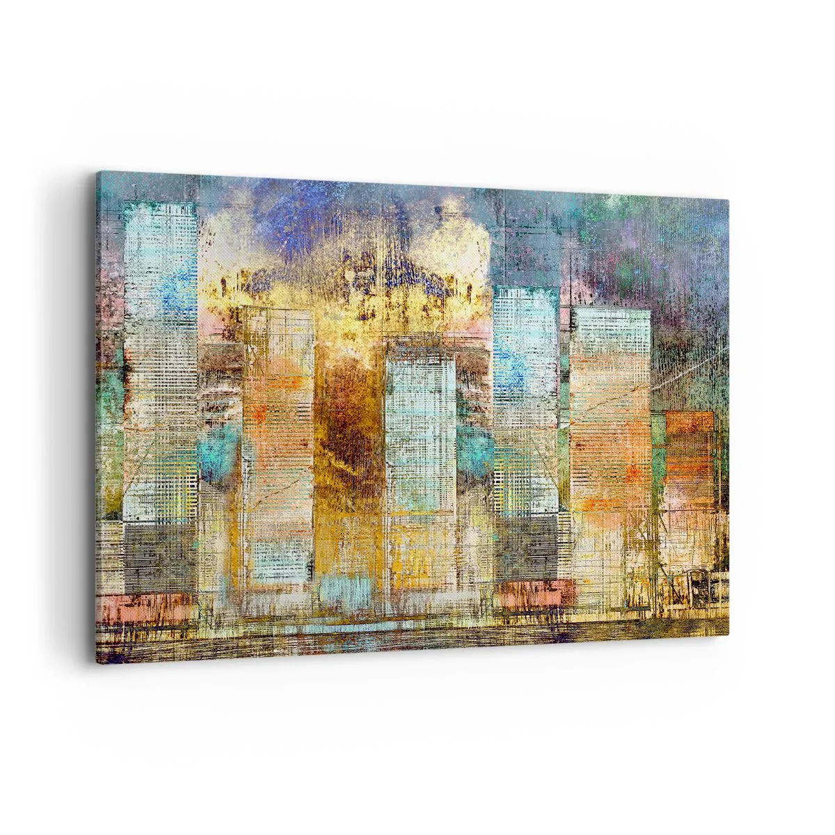 Obraz na plátně - Prosluněná metropole - 100x70 cm