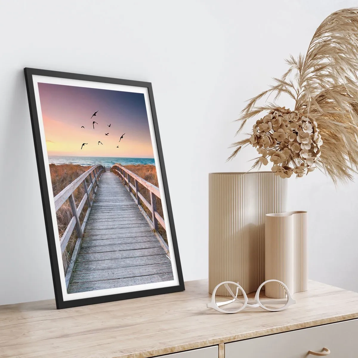 Plakát v černém rámu - Prostor pro vzestupy - 61x91 cm