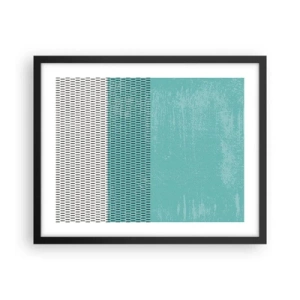 Plakát v černém rámu - Vyvážená kompozice - 50x40 cm