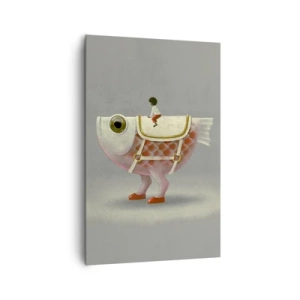 Obraz na plátně - Rybí jezdec - 80x120 cm