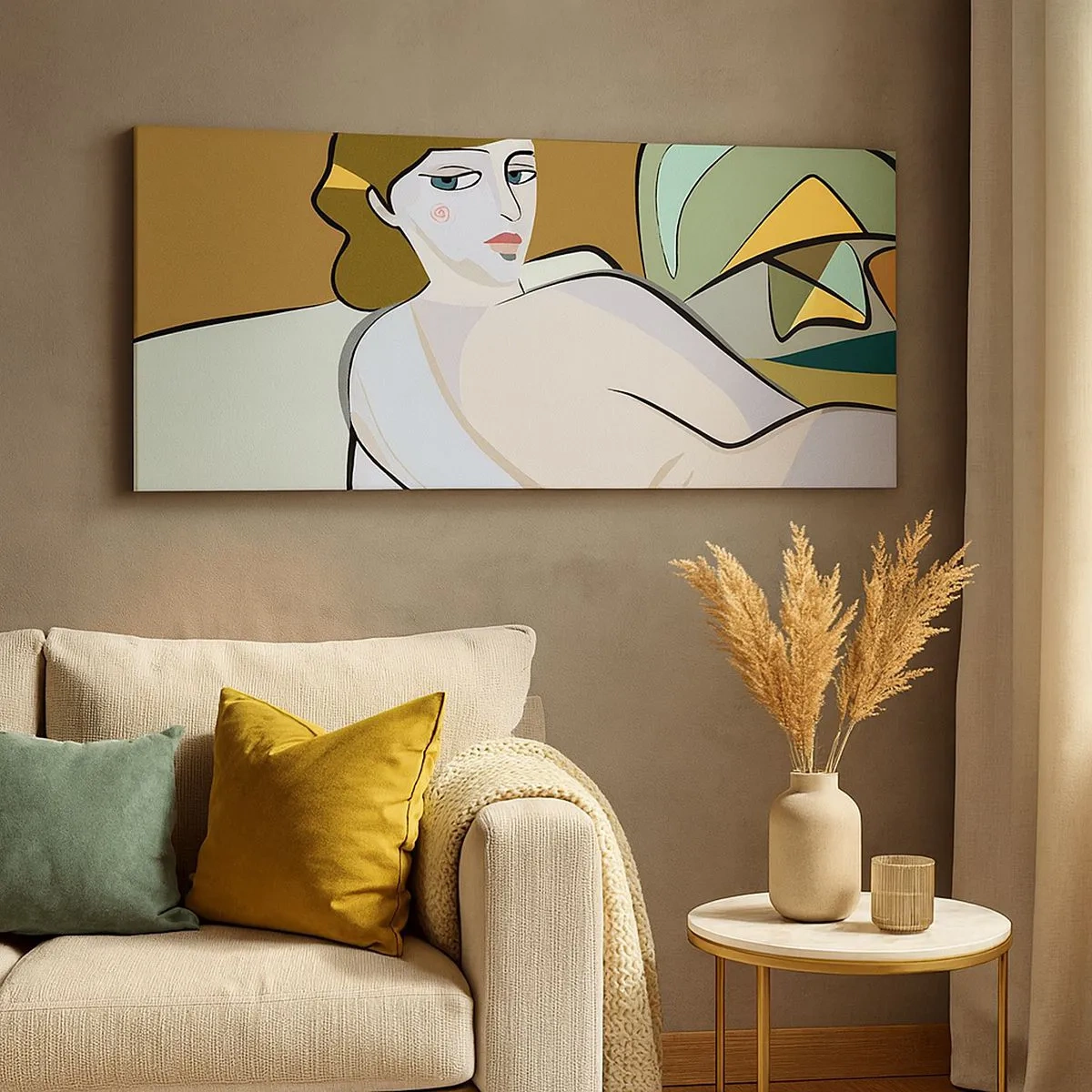 Obraz na plátně - Intimní portrét - 100x40 cm