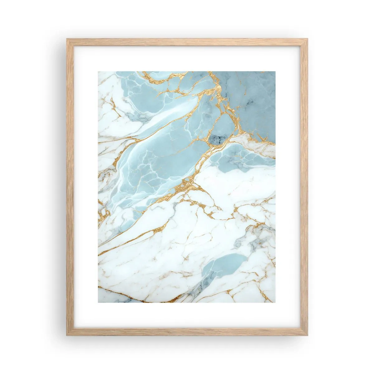 Plakát v rámu světlý dub - Bohatství kamene - 40x50 cm