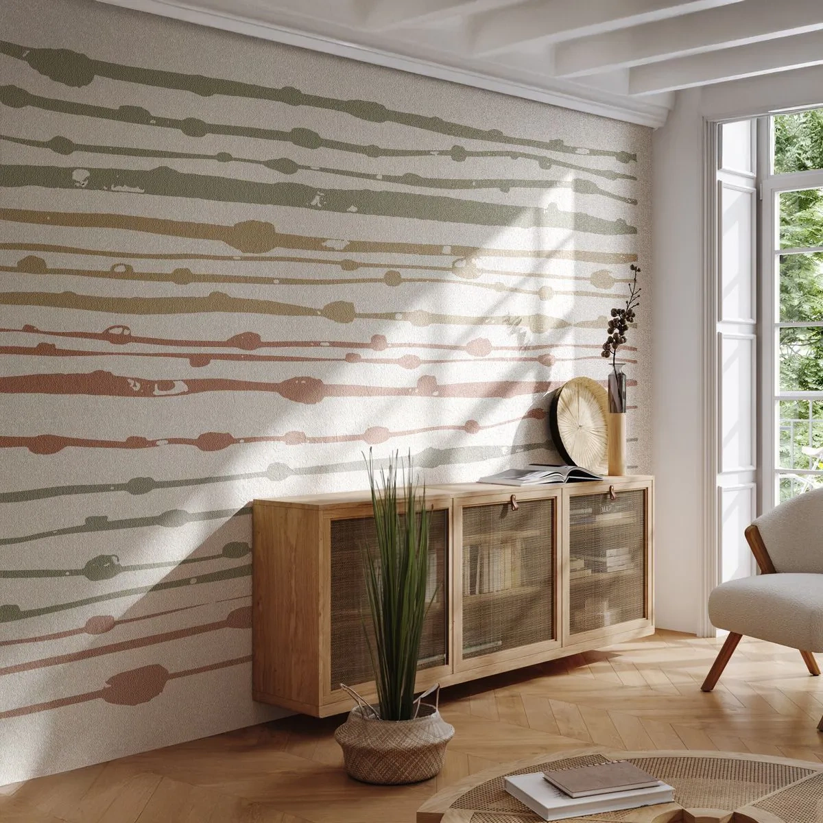 Fototapeta na míru Standard Eco - Hudební záznam barev - Minimalismus, Pastel, Kus