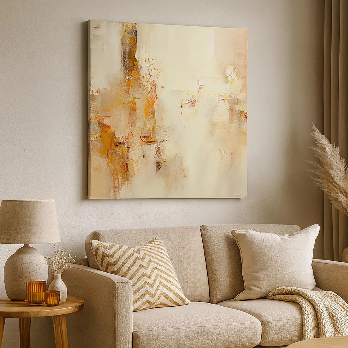 Obraz na plátně - Duše jantaru - 30x30 cm