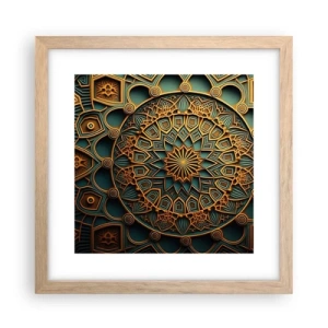 Plakát v rámu světlý dub - V arabském stylu - 30x30 cm