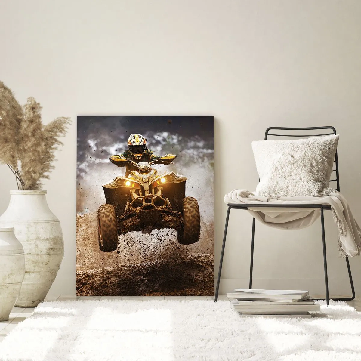 Obraz na skle - No risk no fun - 70x100 cm