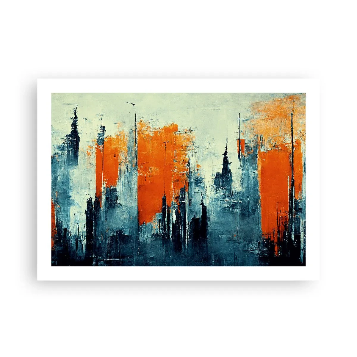 Plakát - Moderní krajina - 70x50 cm