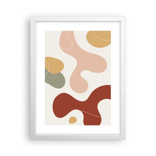 Plakát v bílém rámu - Klikyháky - 30x40 cm