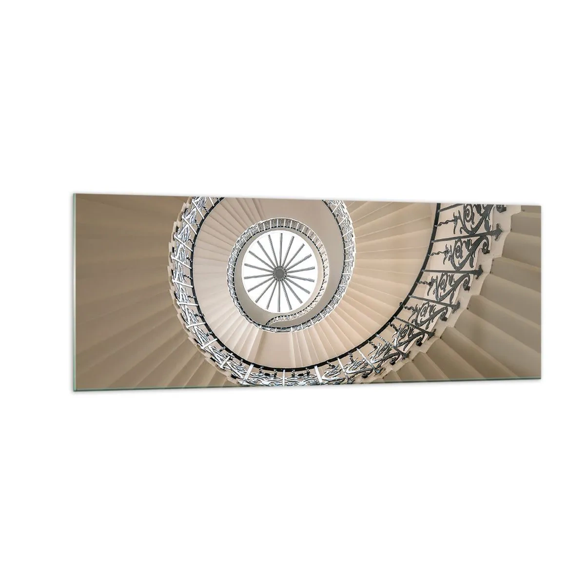 Obraz na skle - Uvnitř mušle - 140x50 cm