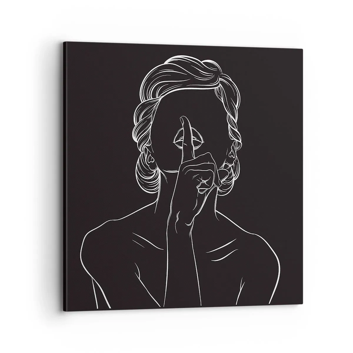 Obraz na plátně - Krása rozkvétá v tichu - 70x70 cm