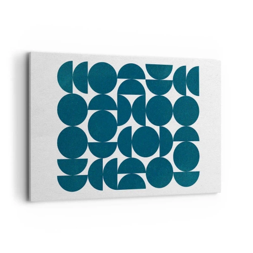 Obraz na plátně - Kruhy a půlkruhy - 120x80 cm
