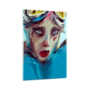 Obraz na skle - Silniční válečnice - 80x120 cm