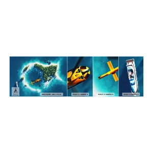 Vzor Fototapety Samolepicí Deluxe Sticker - Kup si ostrov - Krajina, ostrov, Pláž - 100x30 cm