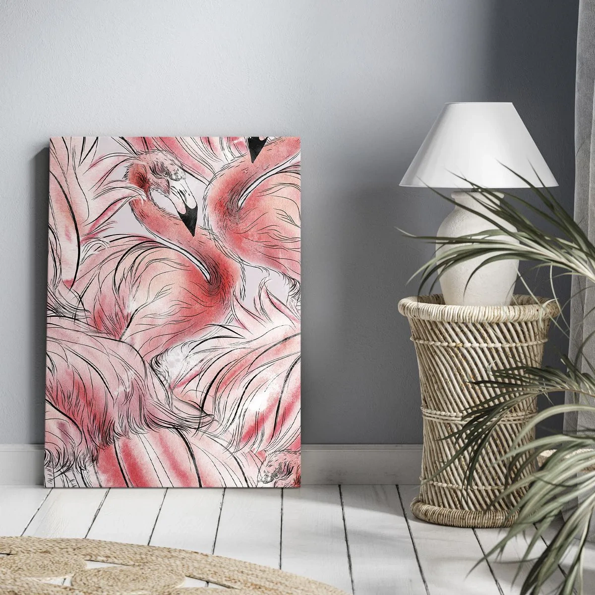 Obraz na plátně - Ptačí corps de ballet - 45x80 cm