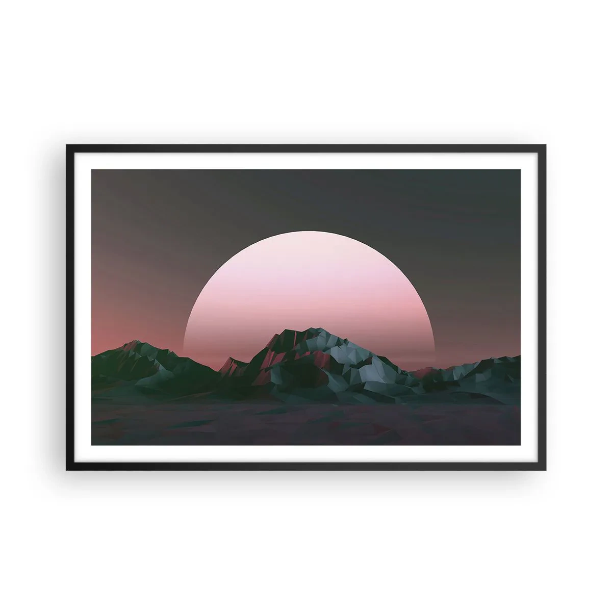 Plakát v černém rámu - V sousední galaxii - 91x61 cm