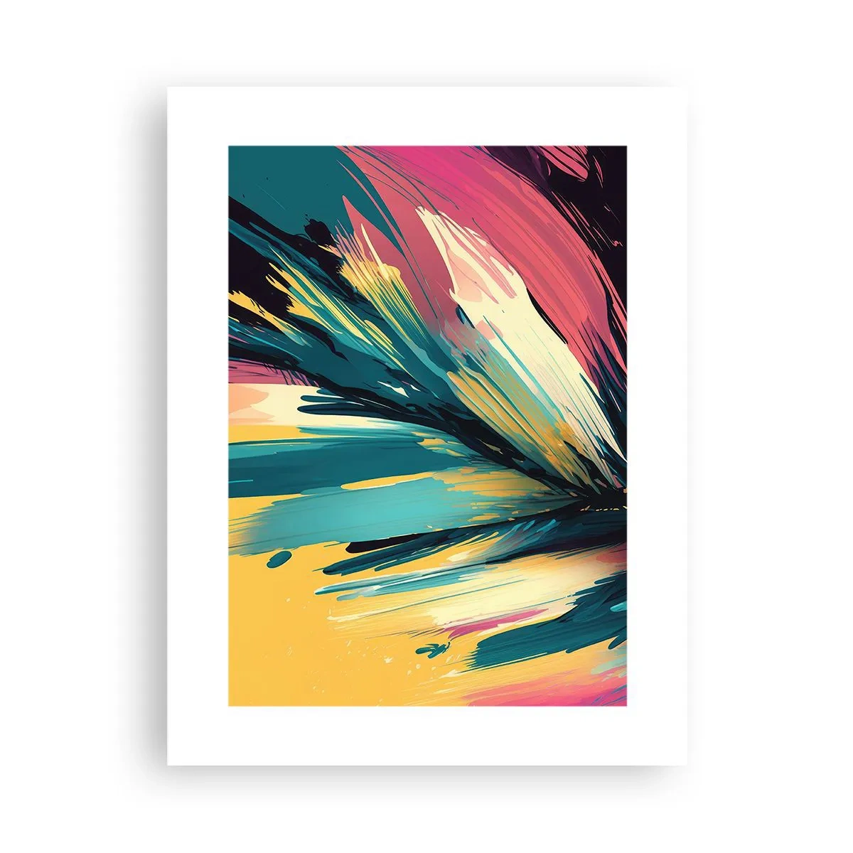 Plakát - Kompozice – exploze radosti - 30x40 cm