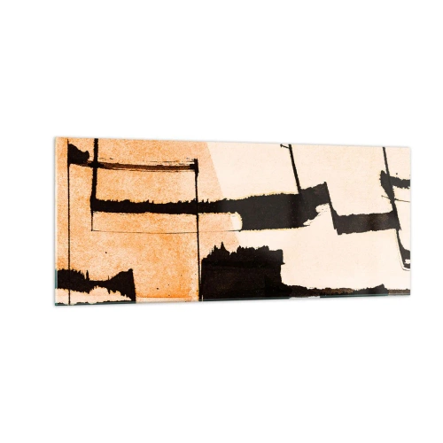 Obraz na skle - Avšak pořádek - 100x40 cm