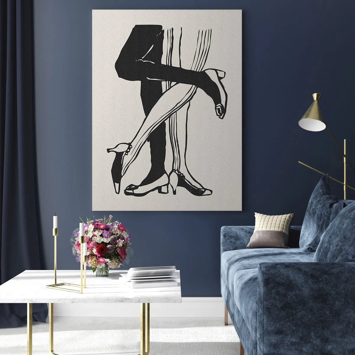 Obraz na skle - Ženský atribut - 80x120 cm