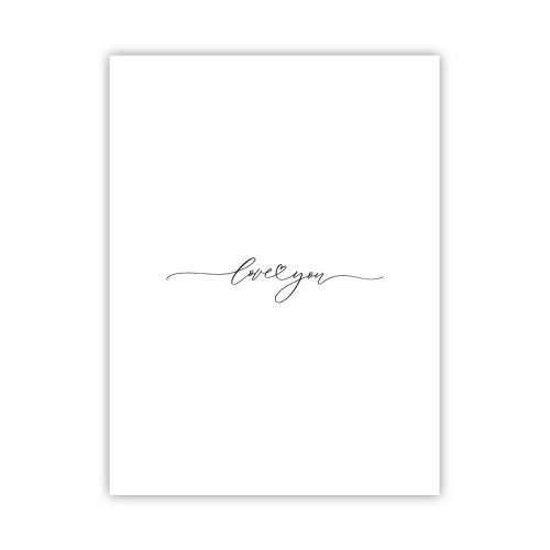 Plakát - Černé na bílém - 30x40 cm