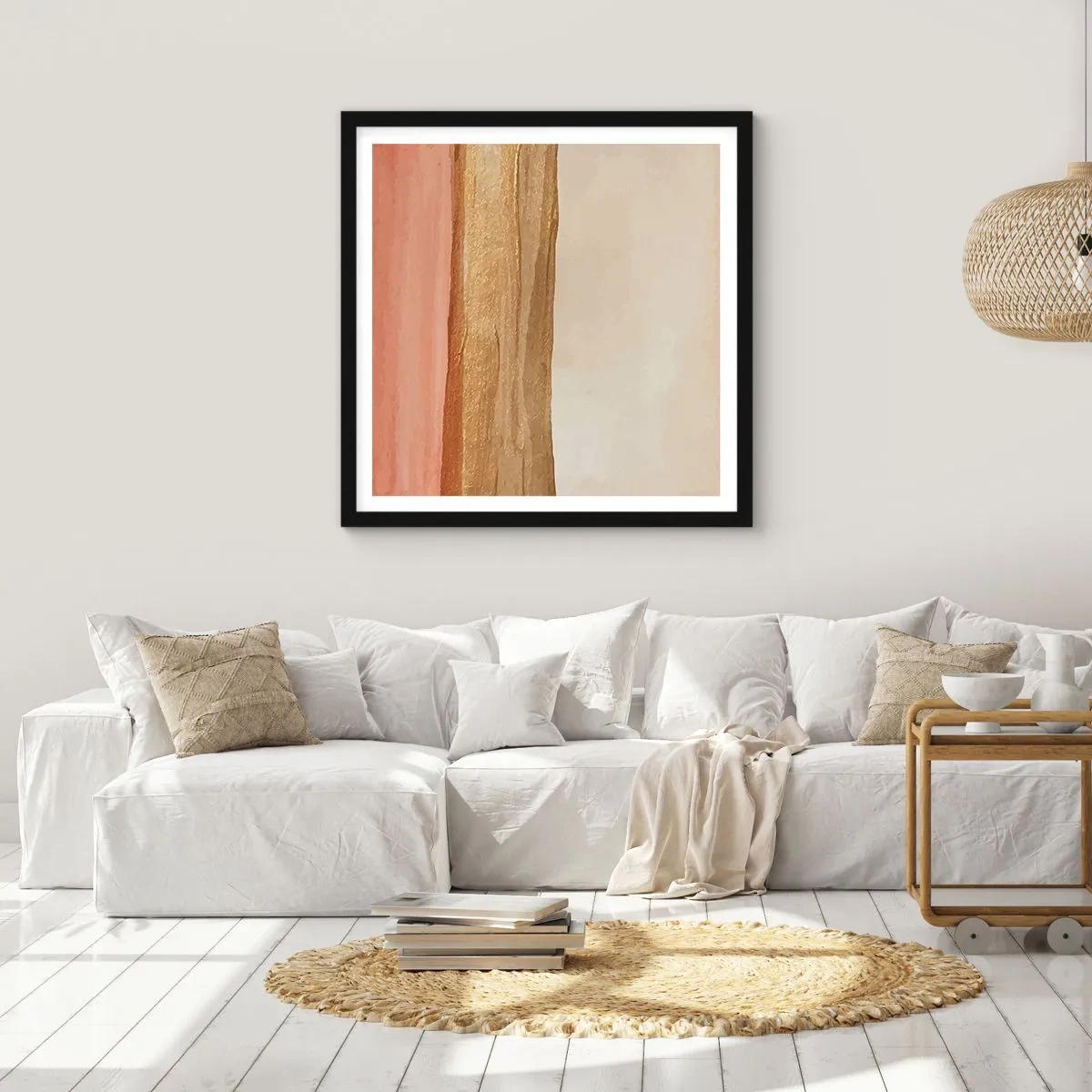 Plakát v černém rámu - Vertikální kompozice - 50x50 cm