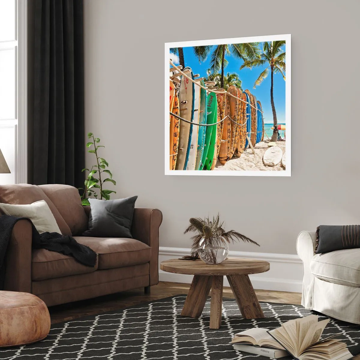 Plakát - Slunečná zábava - 50x50 cm