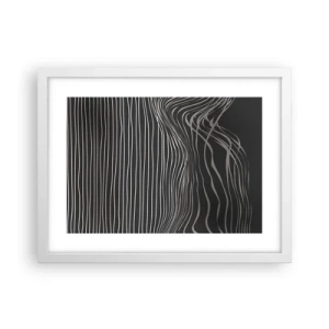 Plakát v bílém rámu - Rytmus a přízvuk - 40x30 cm