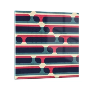 Obraz na skle - Dovnitř a dopředu - 70x70 cm