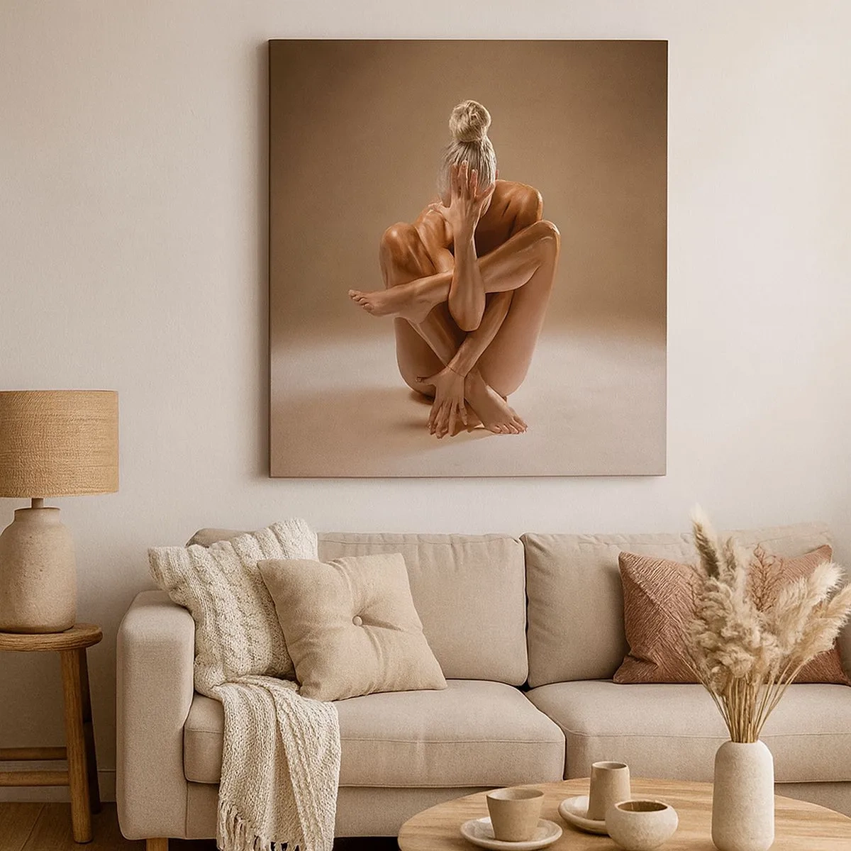 Obraz na plátně - Jednota těla a ducha - 30x30 cm