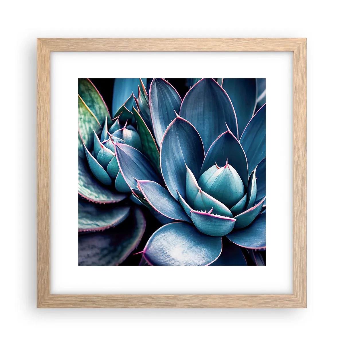 Plakát v rámu světlý dub - Vitální síla - 30x30 cm