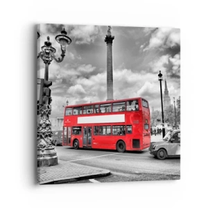 Obraz na plátně - Skutečné krevní řečiště města - 40x40 cm