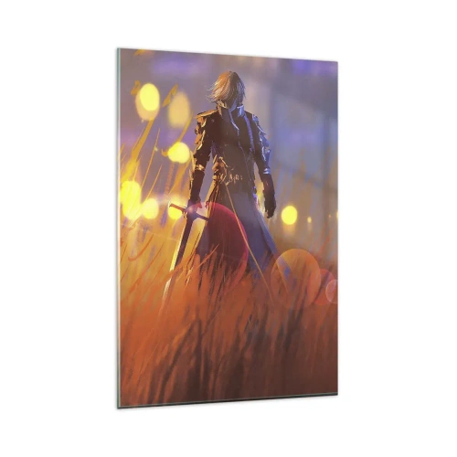 Obraz na skle - Bludný rytíř - 80x120 cm