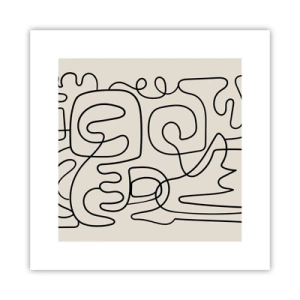 Plakát - Podle stopy - 30x30 cm