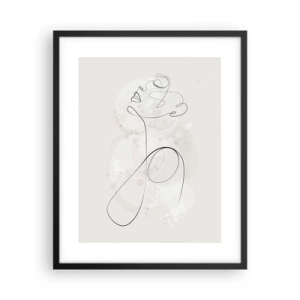 Plakát v černém rámu - Spirála krásy - 40x50 cm