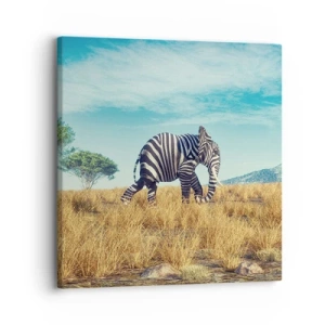 Obraz na plátně - Šedá už není v módě - 30x30 cm