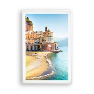 Plakát v bílém rámu - Výjimečné město - 61x91 cm