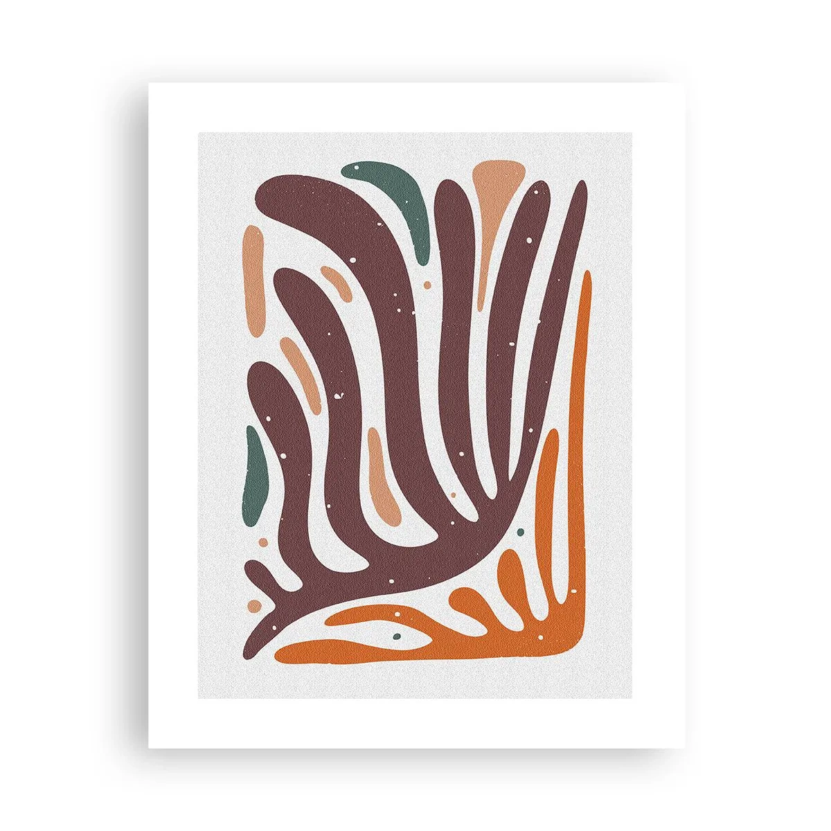 Plakát - Organická a radiální kompozice - 40x50 cm