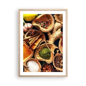 Plakát v rámu světlý dub - Vezmi si, co chceš - 50x70 cm