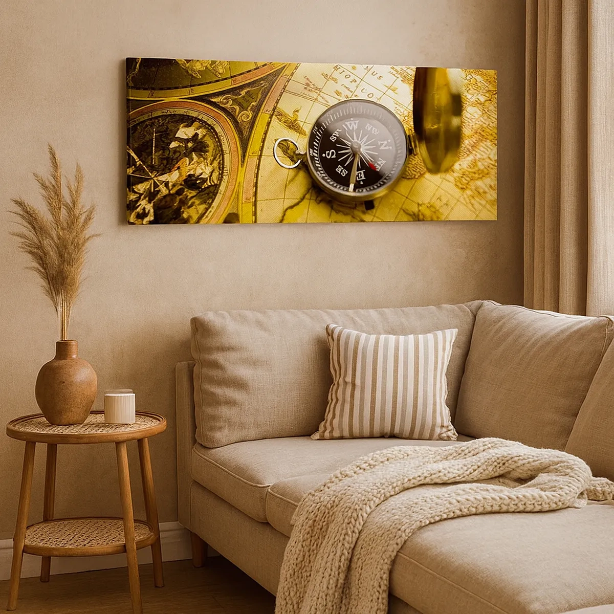 Obraz na plátně - Co tak na konec světa? - 30x30 cm