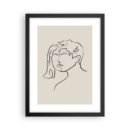 Plakát v černém rámu - A byla jednota - 30x40 cm