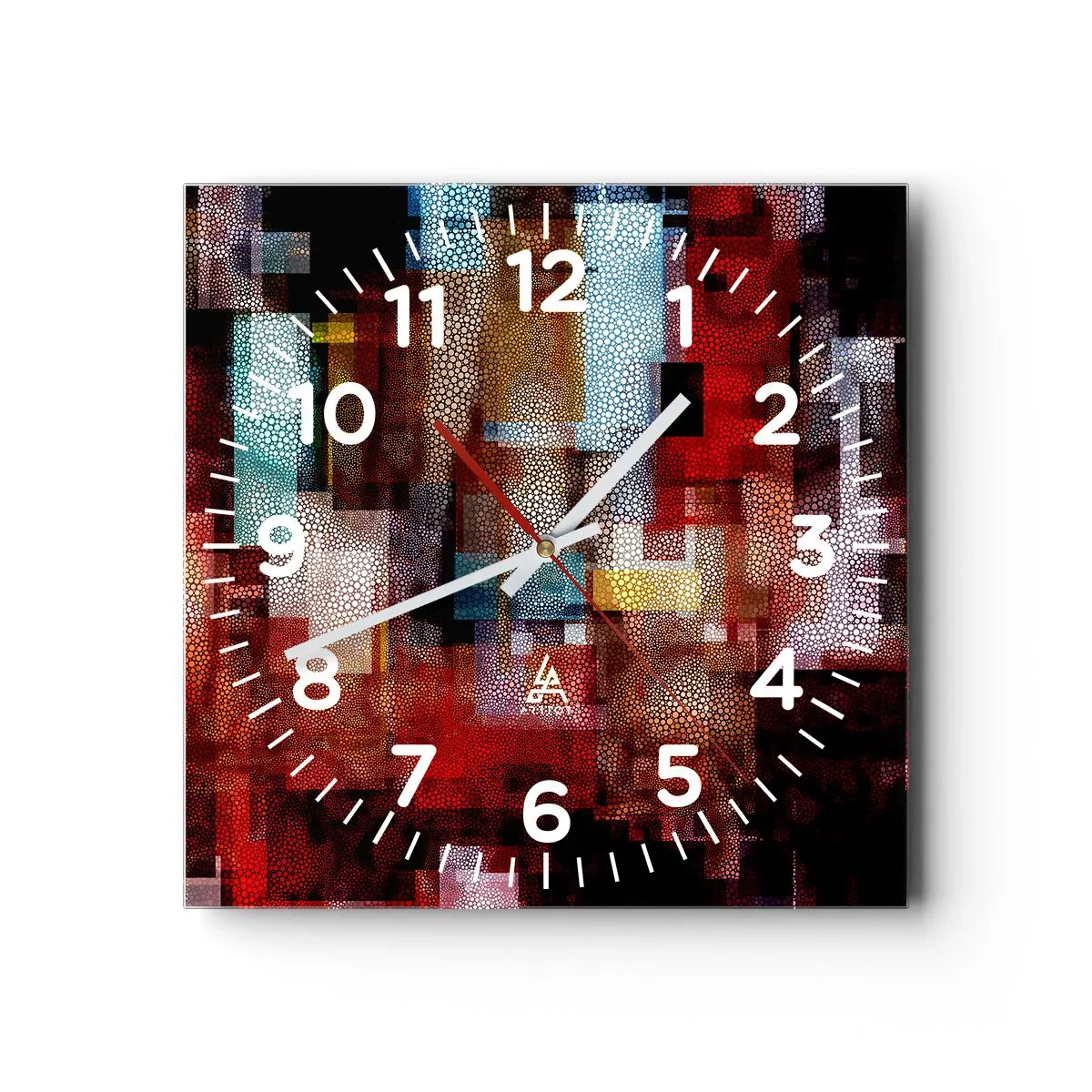 Nástěnné hodiny - Chaos a zmatek - 40x40 cm