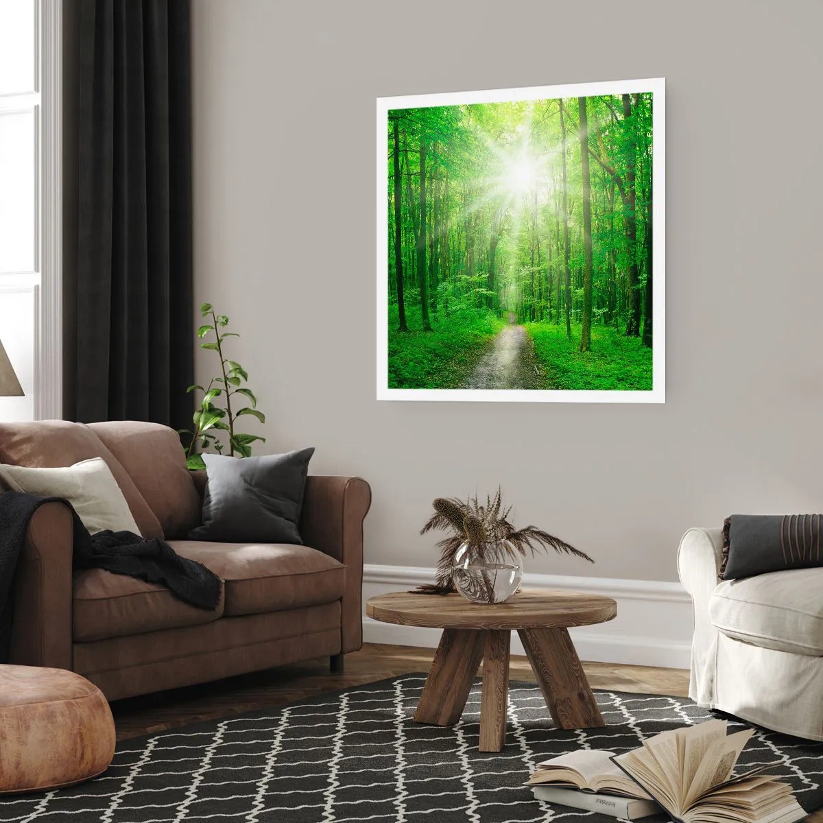 Plakát - Zelená katedrála - 60x60 cm