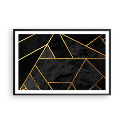 Plakát v černém rámu - Temnota a světlo - 91x61 cm